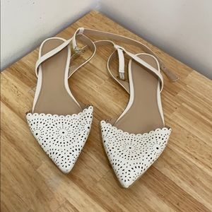 Cute white Flats